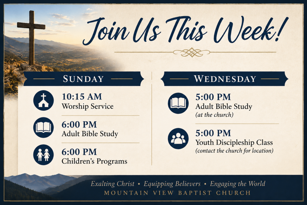 Join us this week