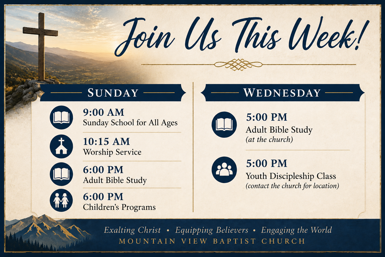 Join Us This Week!